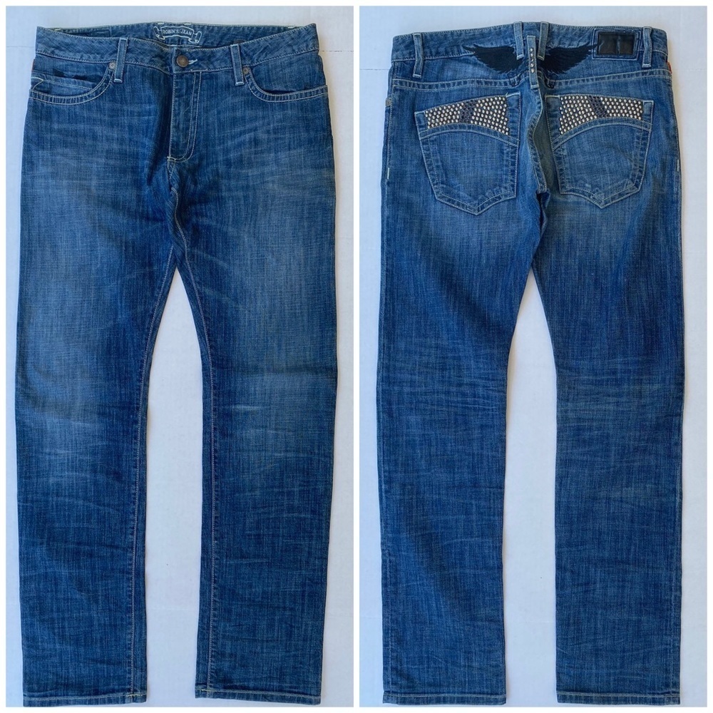 New ROBINS JEANS Slim Straight SZ 36 Jean